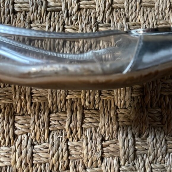 Tory Burch Audrey Lucite Ballet flats in silver leather & clear plastic - Picture 11 of 11